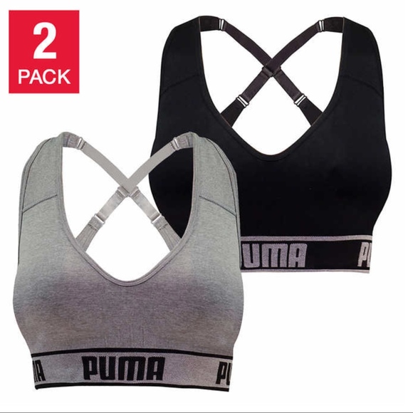Puma Other - New Puma Women's Seamless Sports Bra 2 Pack